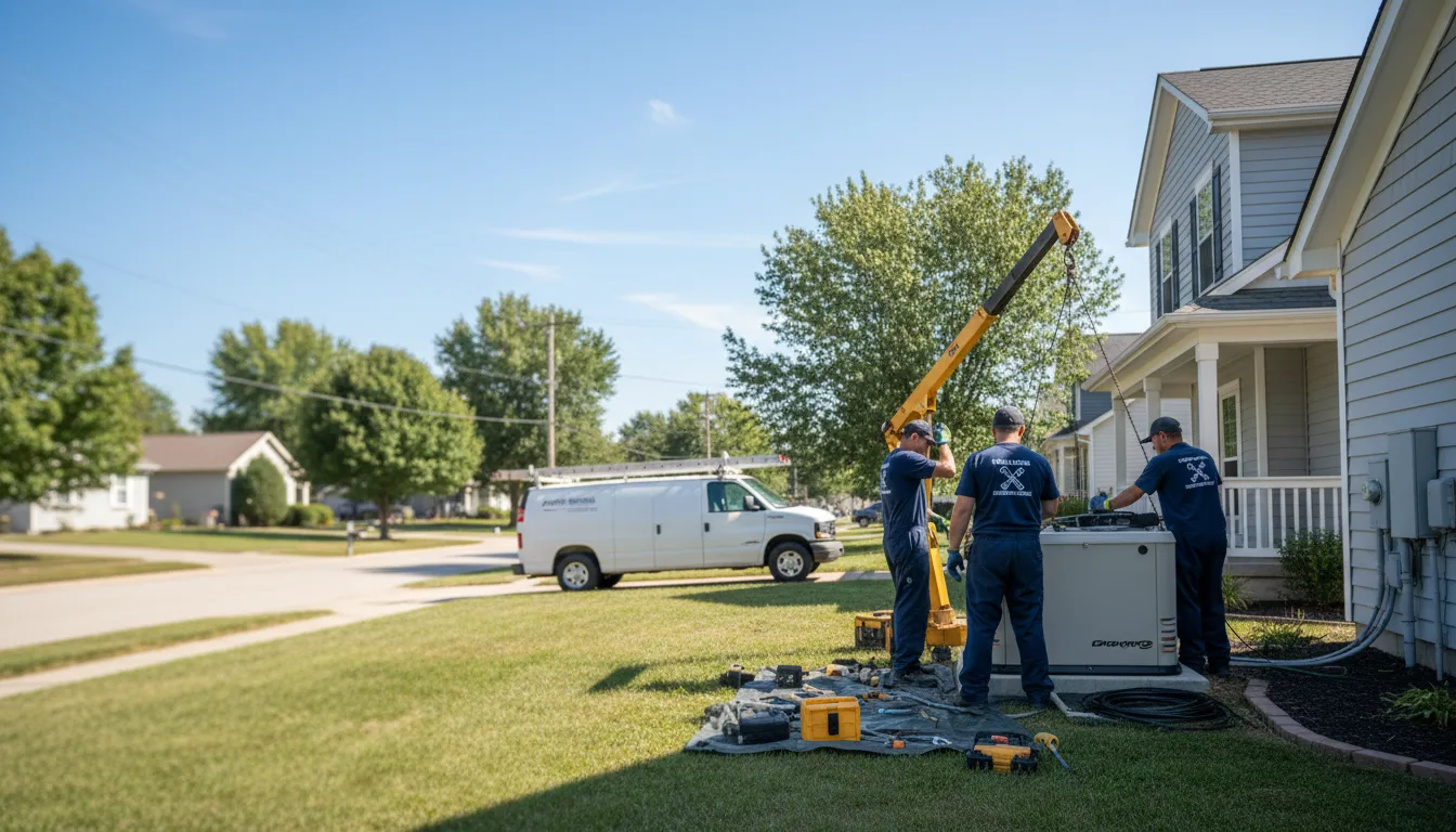 Generator Installation in East Vandergrift, PA near me